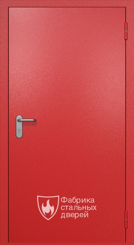 Однопольная противопожарная дверь RAL 3000 ei60