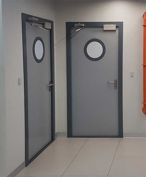 Огнестойкие двери с круглыми стеклами Огнестойкие двери с круглыми стеклами