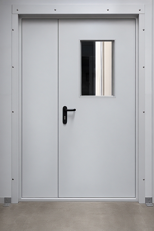 Полуторная дверь с окном Полуторная дверь с окном