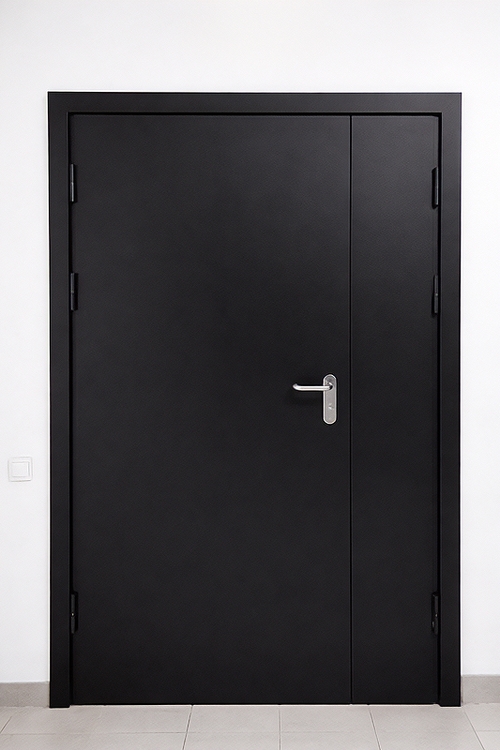 Черная пожаростойкая дверь Черная пожаростойкая дверь
