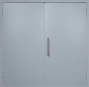 Двупольная техническая дверь RAL 7040 (ручка-скоба) Двупольная техническая дверь RAL 7040 (ручка-скоба)