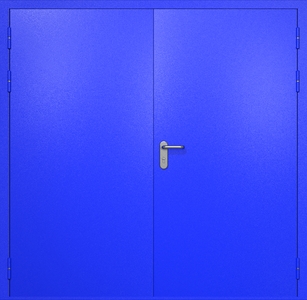 Двупольная противопожарная дверь eis60 RAL 5002 Двупольная противопожарная дверь eis60 RAL 5002