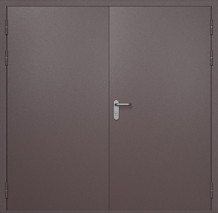 Двупольная противопожарная дверь eis60 RAL 8017