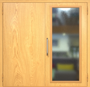 Двупольная техническая дверь МДФ с максимальным остеклением (ручка-скоба) Двупольная техническая дверь МДФ с максимальным остеклением (ручка-скоба)