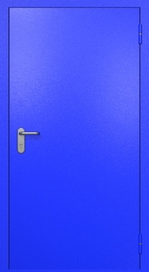 Однопольная противопожарная дверь ei60 RAL 5002 Однопольная противопожарная дверь ei60 RAL 5002