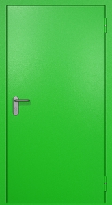 Однопольная противопожарная дверь ei60 RAL 6038 Однопольная противопожарная дверь ei60 RAL 6038