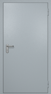 Однопольная противопожарная дверь ei60 RAL 7040