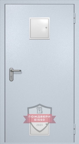 Однопольная противопожарная дверь ei60 RAL 7035 (стыковочный узел 2 шт) Однопольная противопожарная дверь ei60 RAL 7035 (стыковочный узел 2 шт)