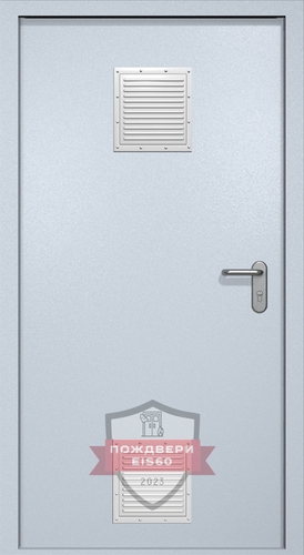 Однопольная противопожарная дверь ei60 RAL 7035 (стыковочный узел 2 шт) Однопольная противопожарная дверь ei60 RAL 7035 (стыковочный узел 2 шт)
