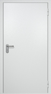 Однопольная противопожарная дверь ei60 RAL 9003