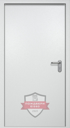 Однопольная противопожарная дверь ei60 RAL 9003