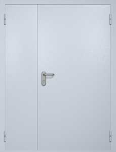 Полуторная противопожарная дверь ei60 RAL 7035 Полуторная противопожарная дверь ei60 RAL 7035
