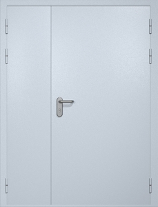 Полуторная противопожарная дверь eis60 RAL 7035