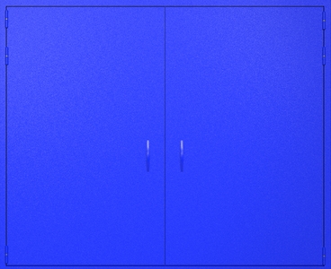 Технические ворота RAL 5002 Технические ворота RAL 5002