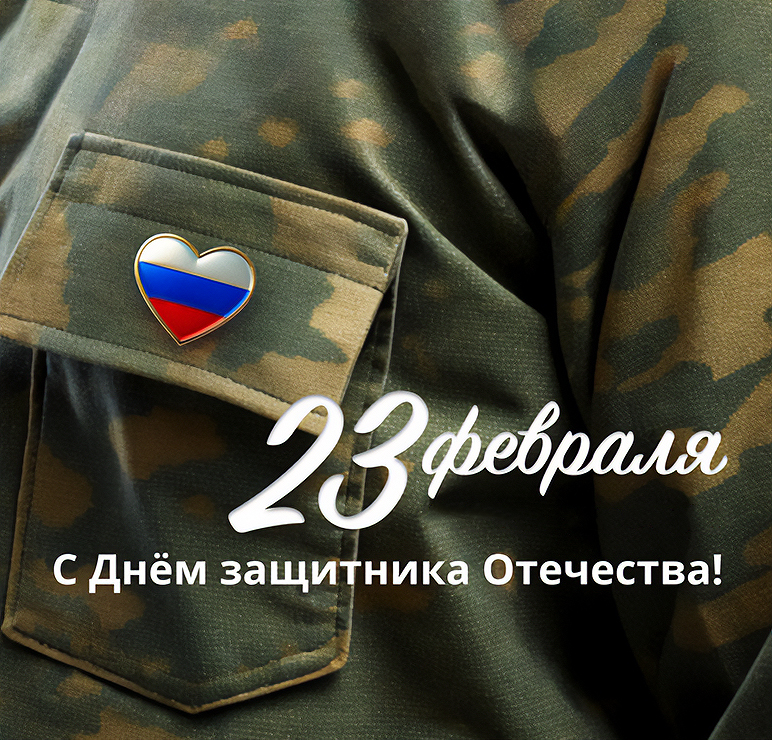 Поздравляем с Днём защитника Отечества!