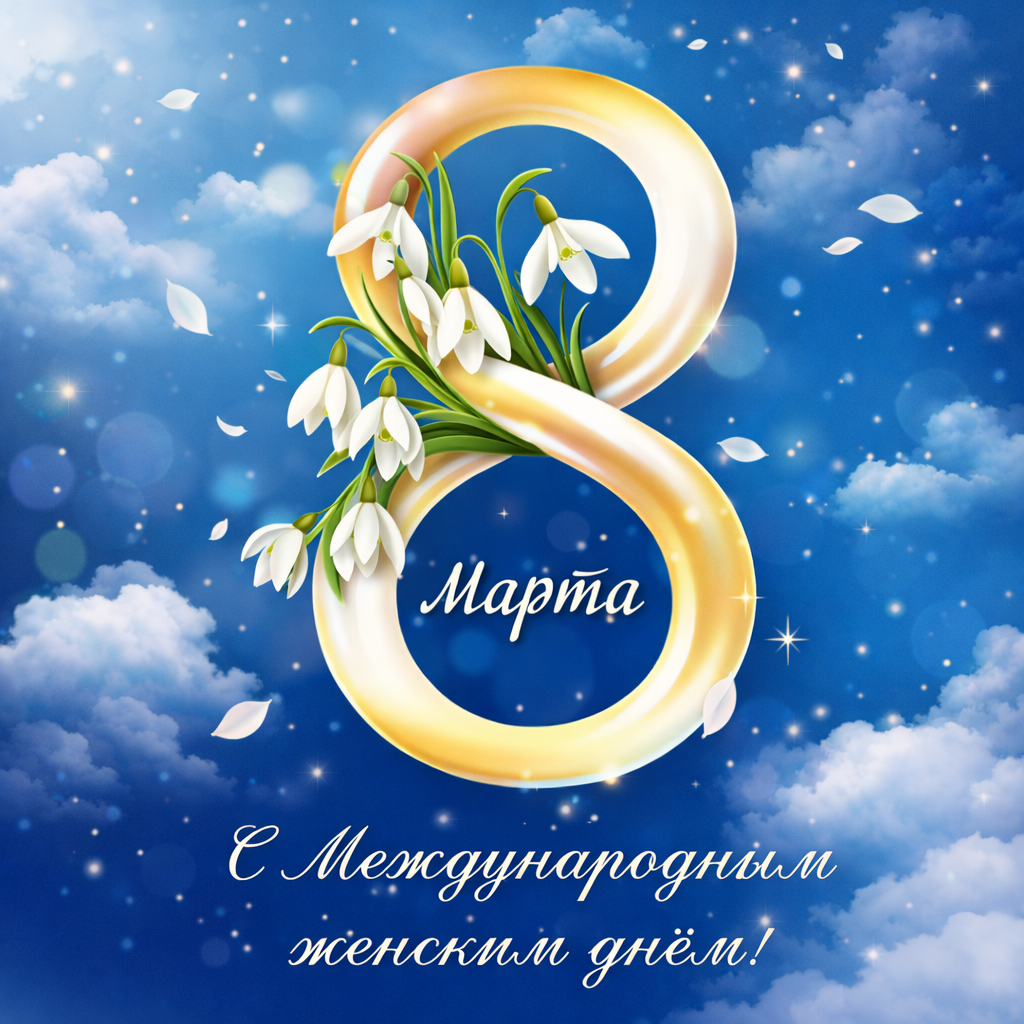 С Международным женским днём!